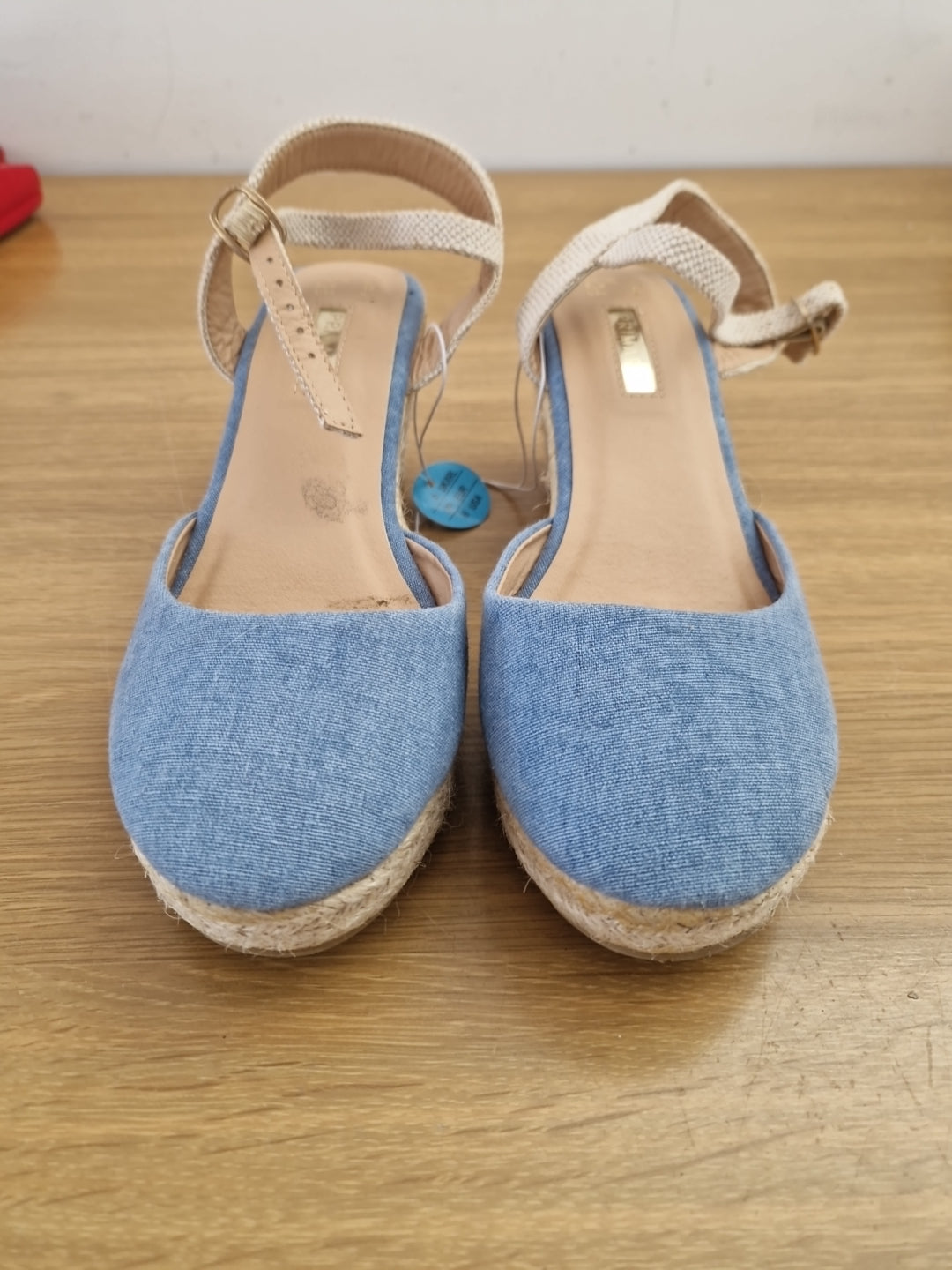 Primark New with Tags Ladies Wedge Heel Shoes with Anckle Straps Uk size 6