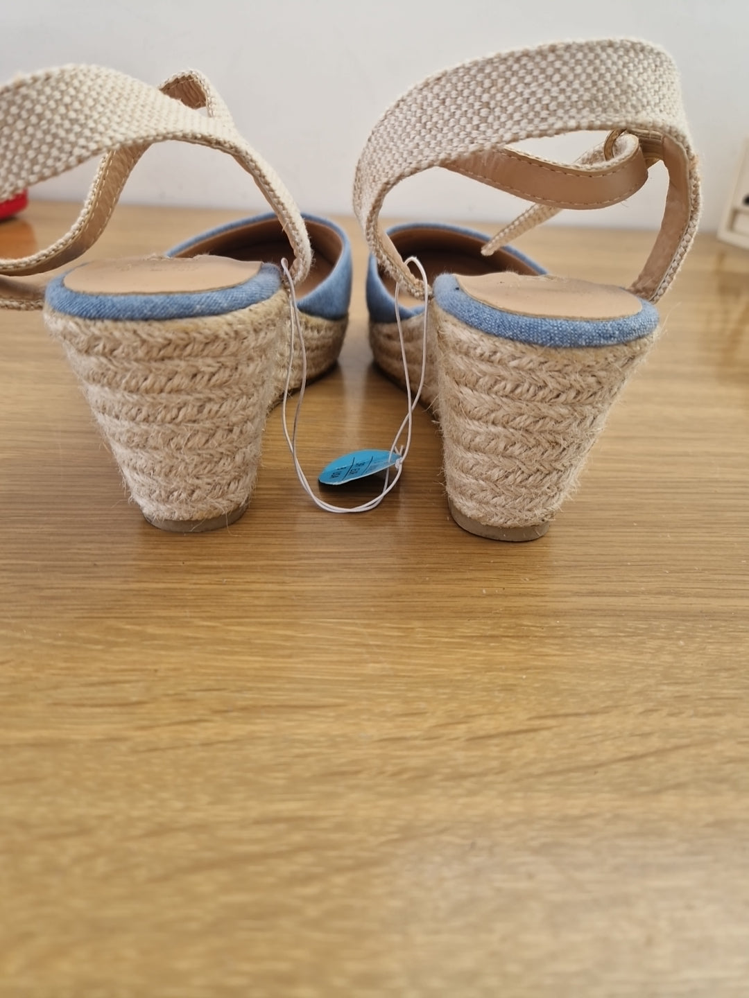 Primark New with Tags Ladies Wedge Heel Shoes with Anckle Straps Uk size 6