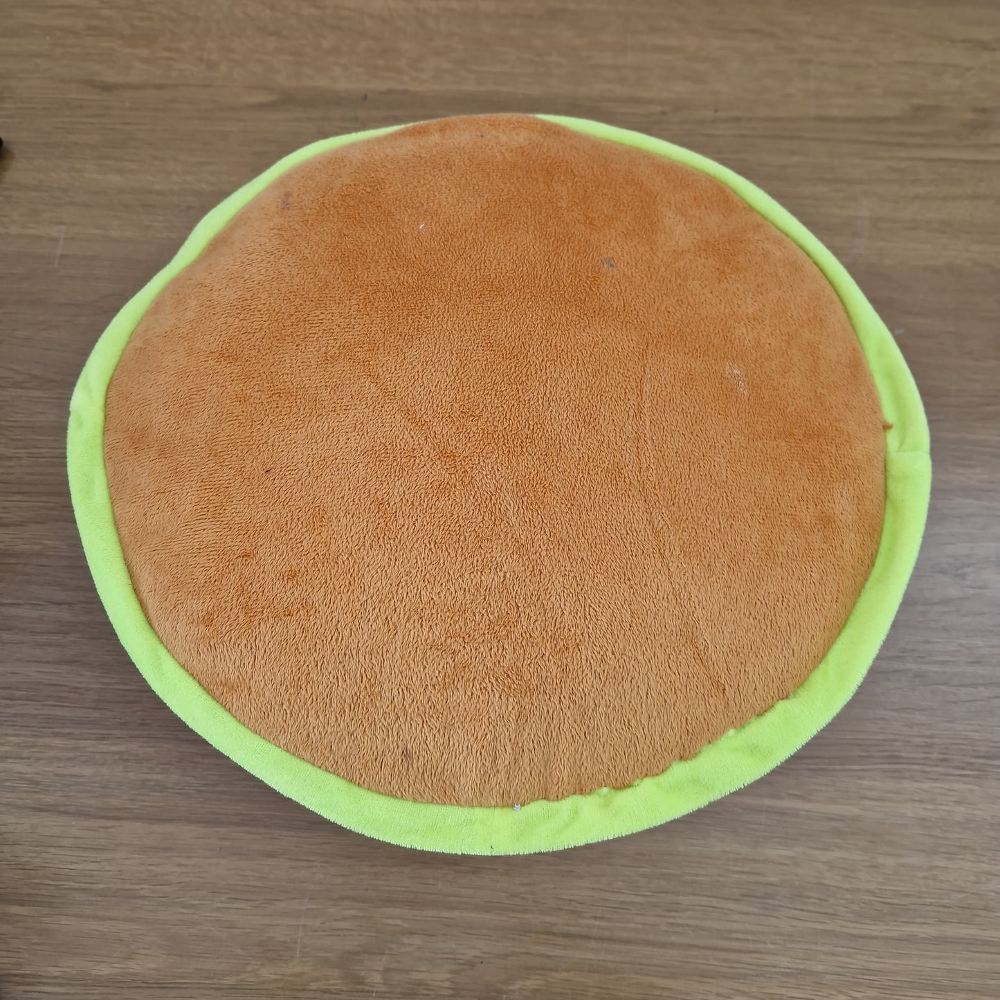 Novelty Burger round cushion