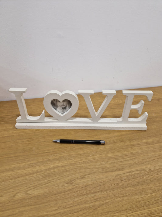 White love sign home decor