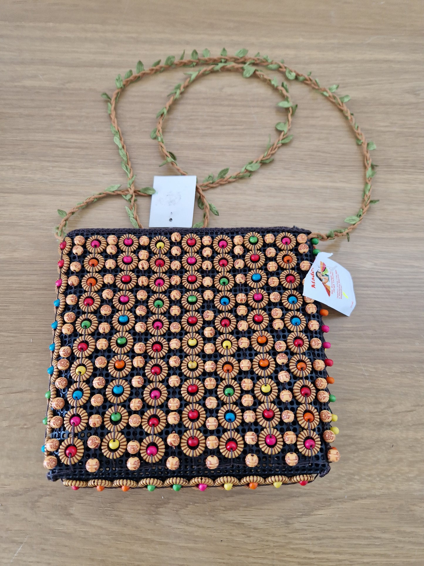 New with tags beaded  Square Bag