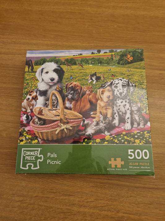 New Sealed 500 peice Dog Jigsaw