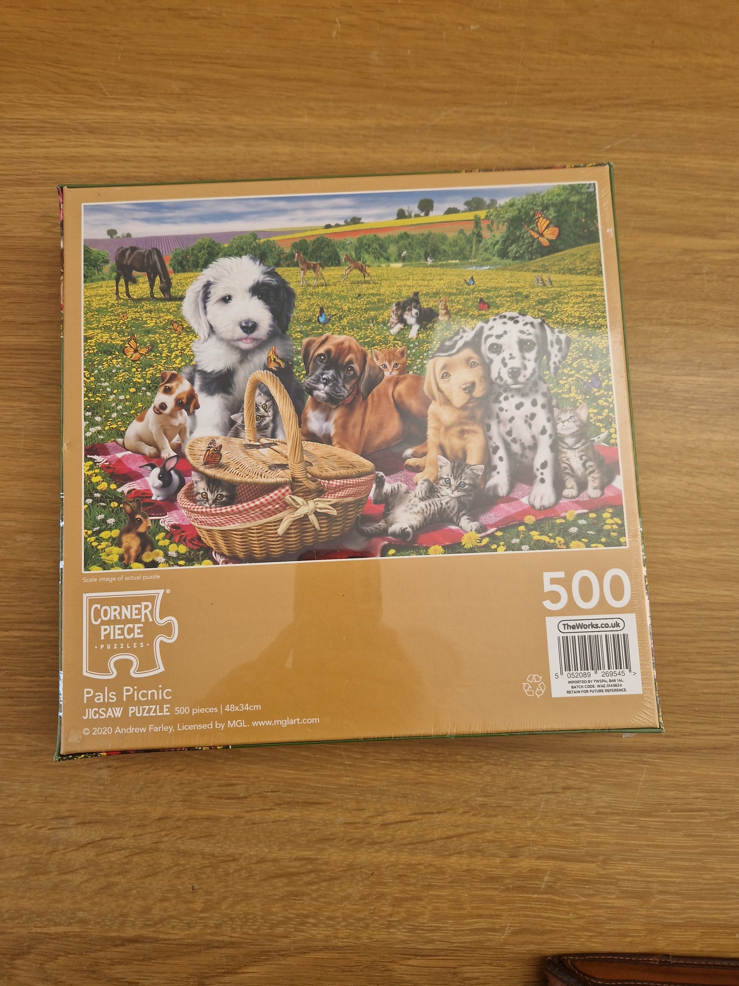 New Sealed 500 peice Dog Jigsaw