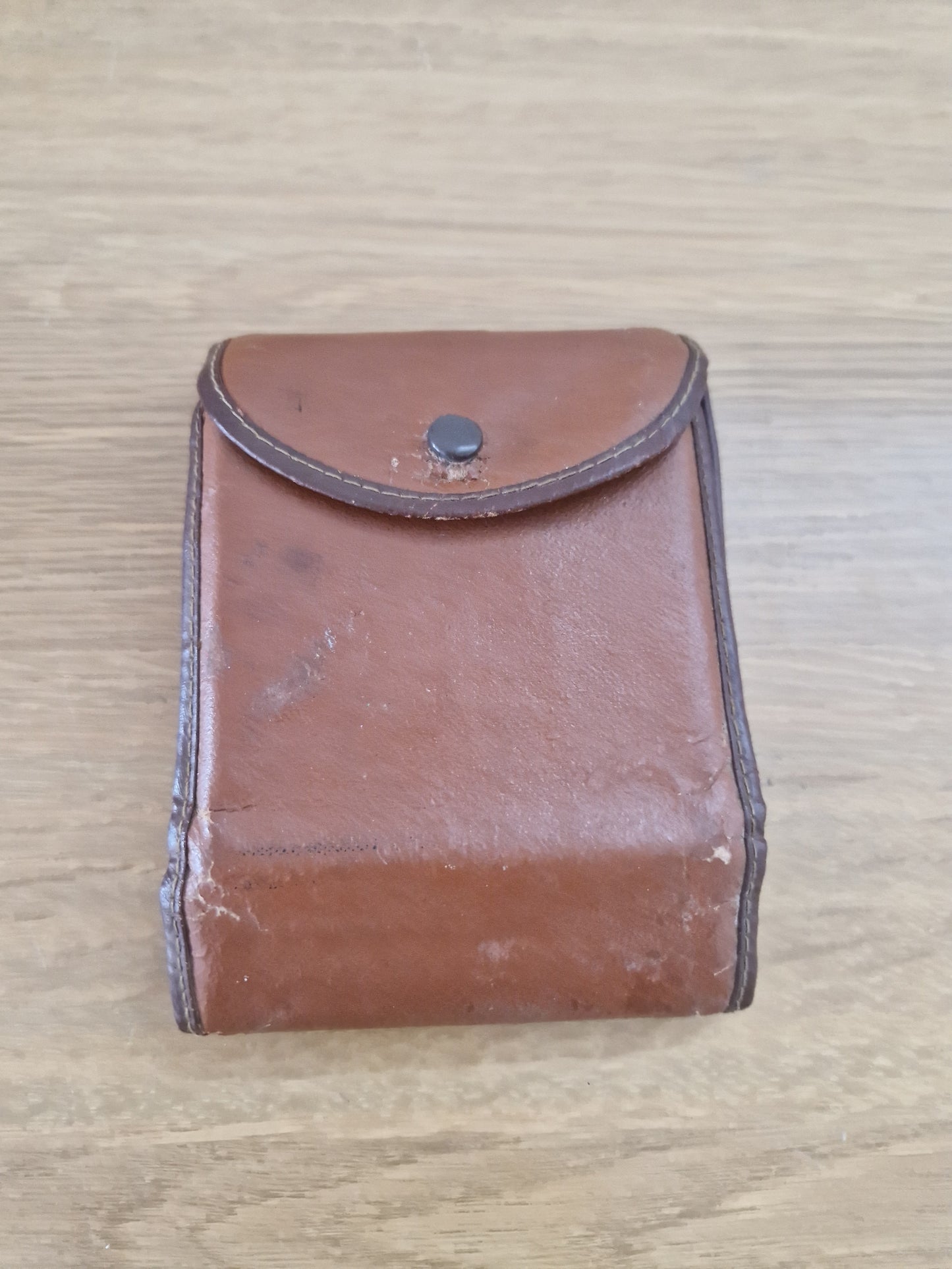 Vintage 1940's Travel Games set Leather Case.