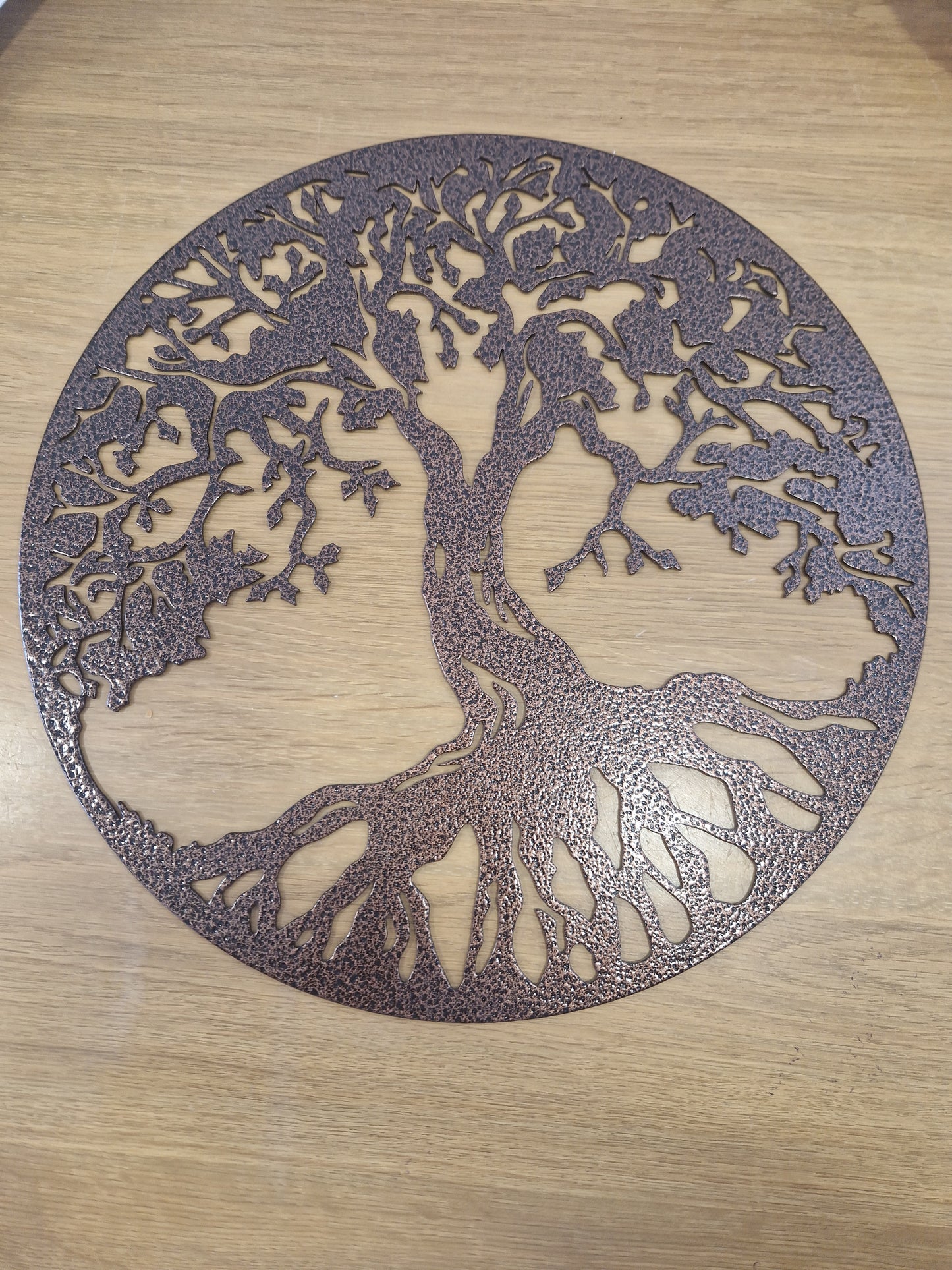 Metal round tree of life Wall decor 33cm diameter