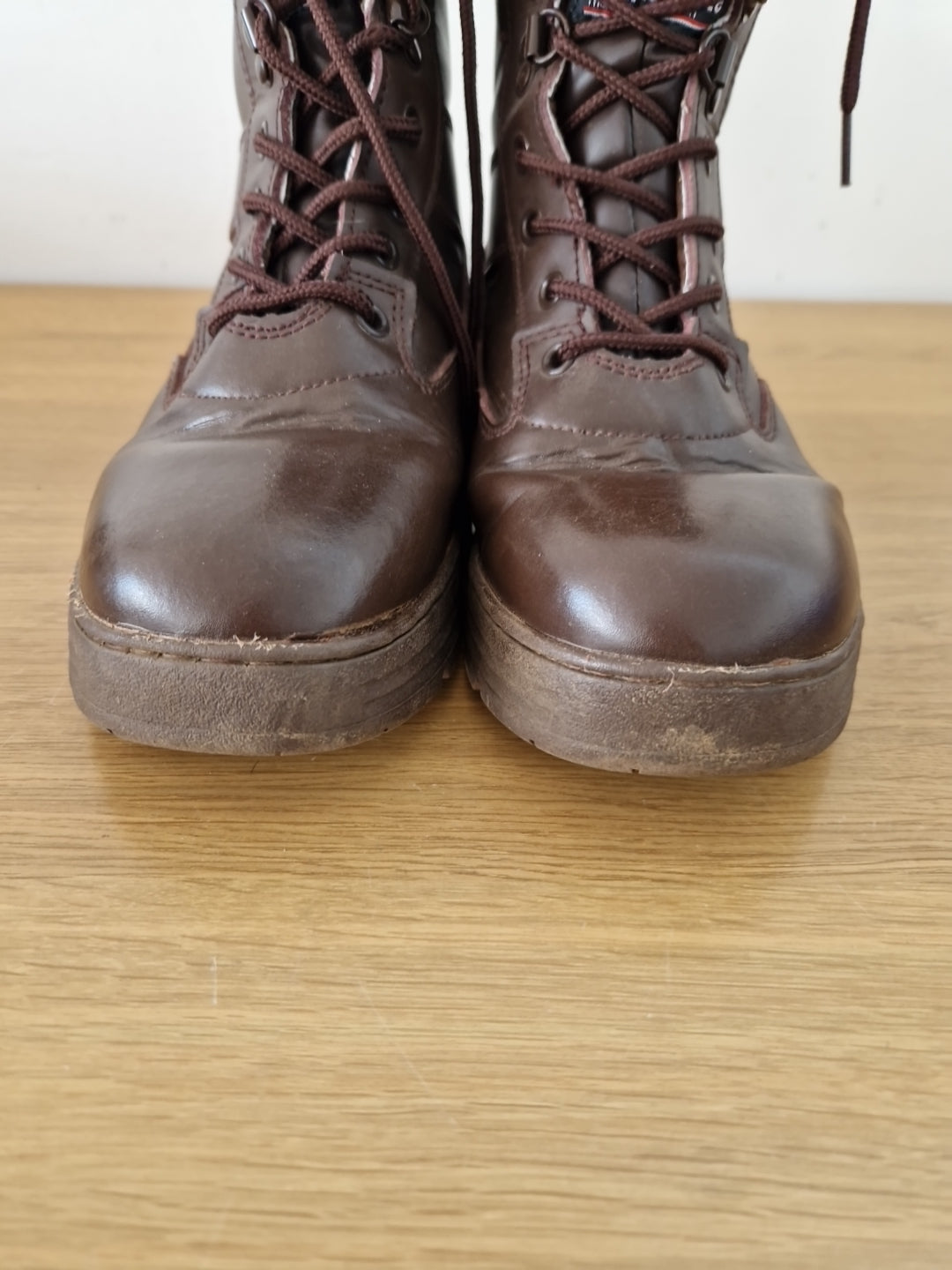 Titan Brown Leather tactical boots UK 7