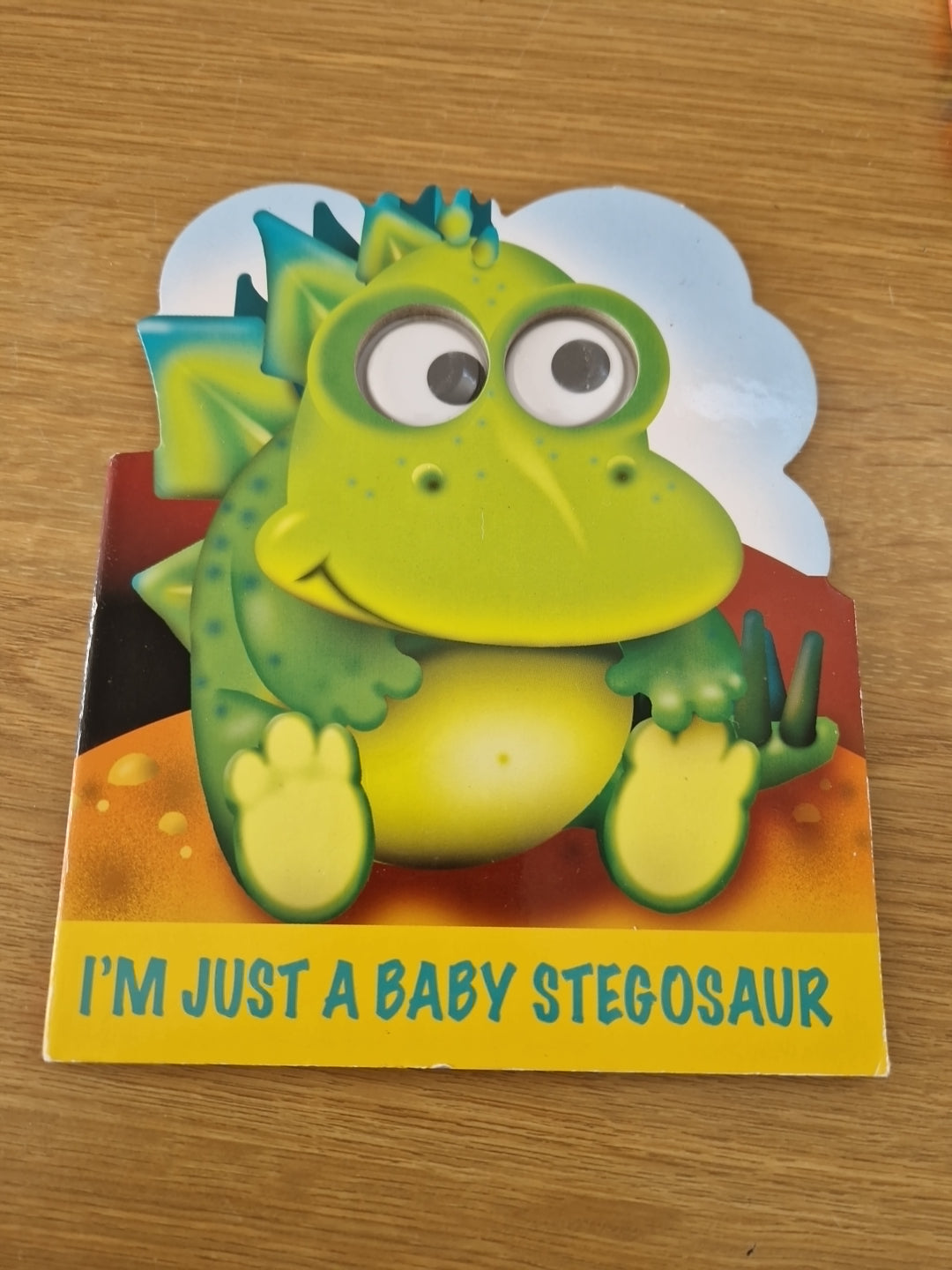 Hardback Dinosaur Story Books for Preschool Children with Googly Eyes