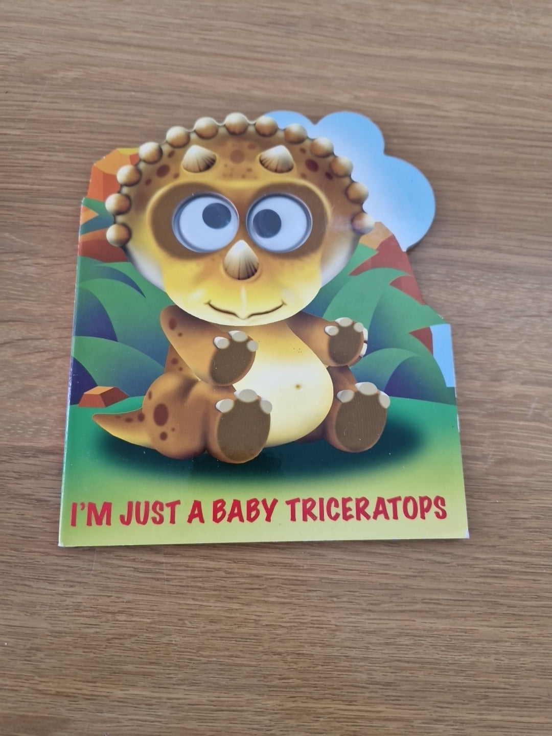 Hardback Dinosaur Story Books for Preschool Children with Googly Eyes