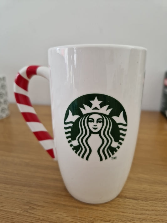 Starbucks tall ceramic mug Christmas