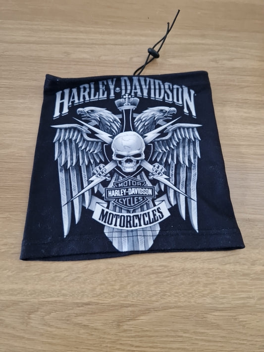 Harley  Davidson Motorcycle Drawstring Neck Scarf