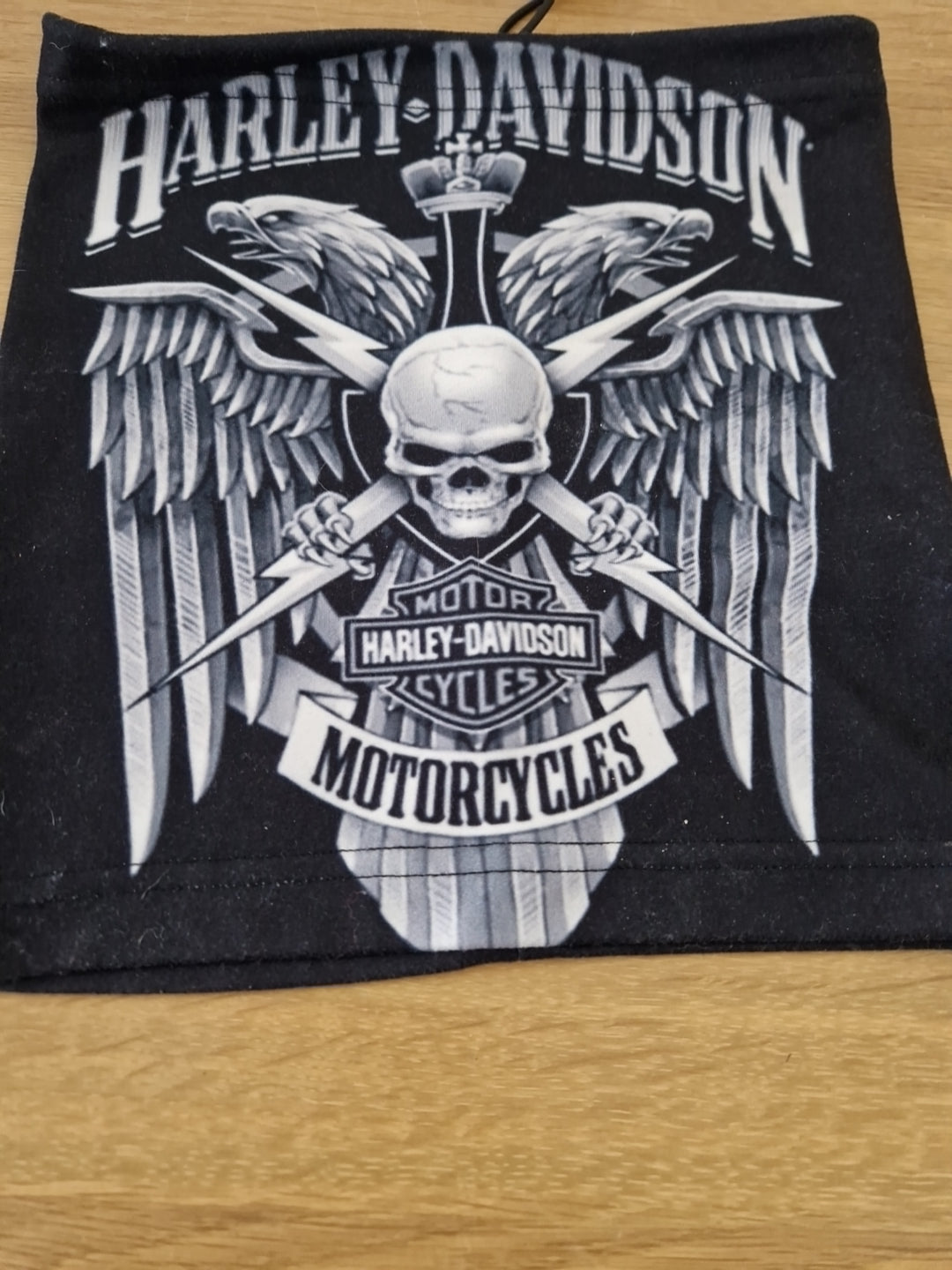 Harley  Davidson Motorcycle Drawstring Neck Scarf