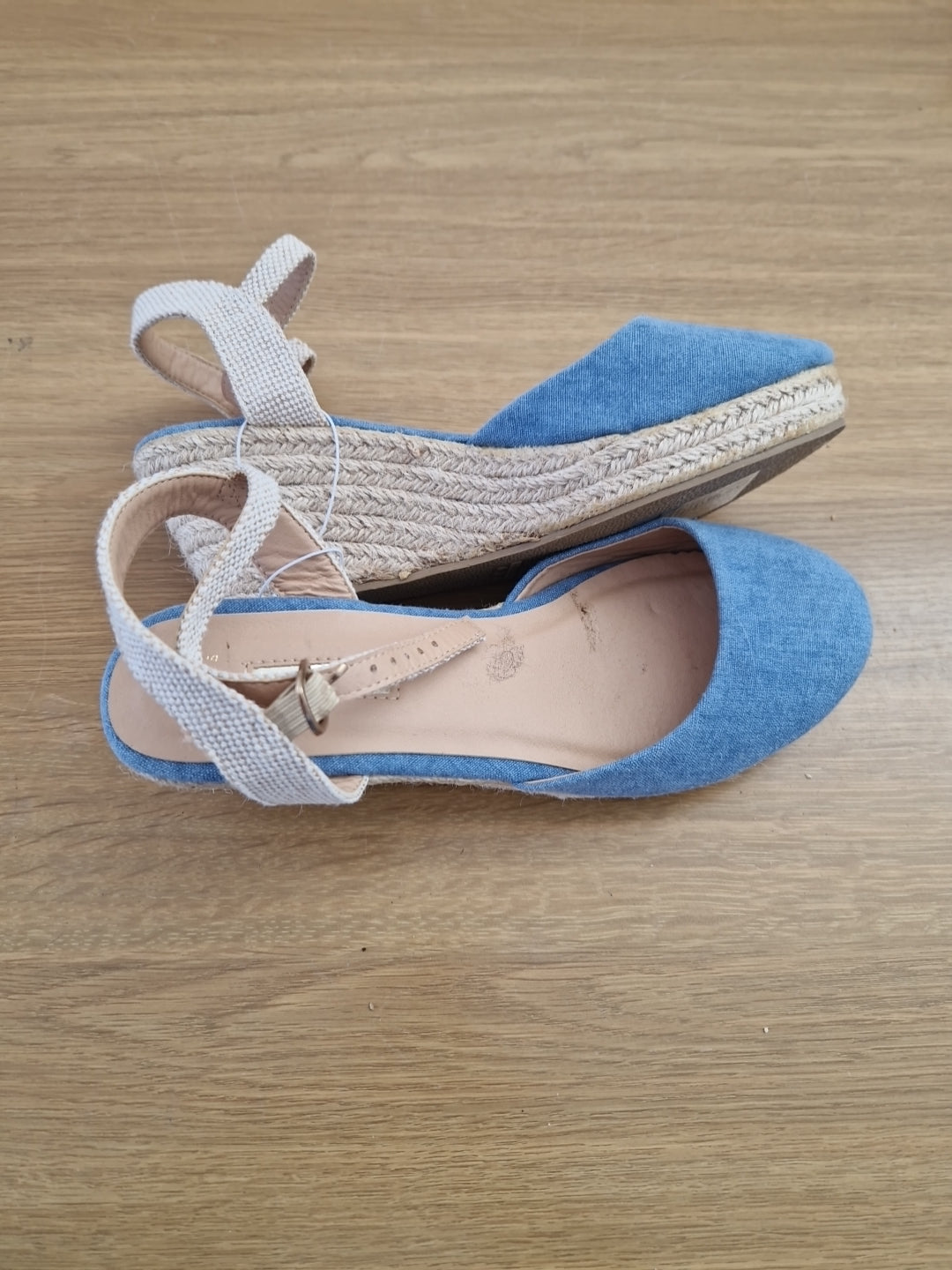 Primark New with Tags Ladies Wedge Heel Shoes with Anckle Straps Uk size 6