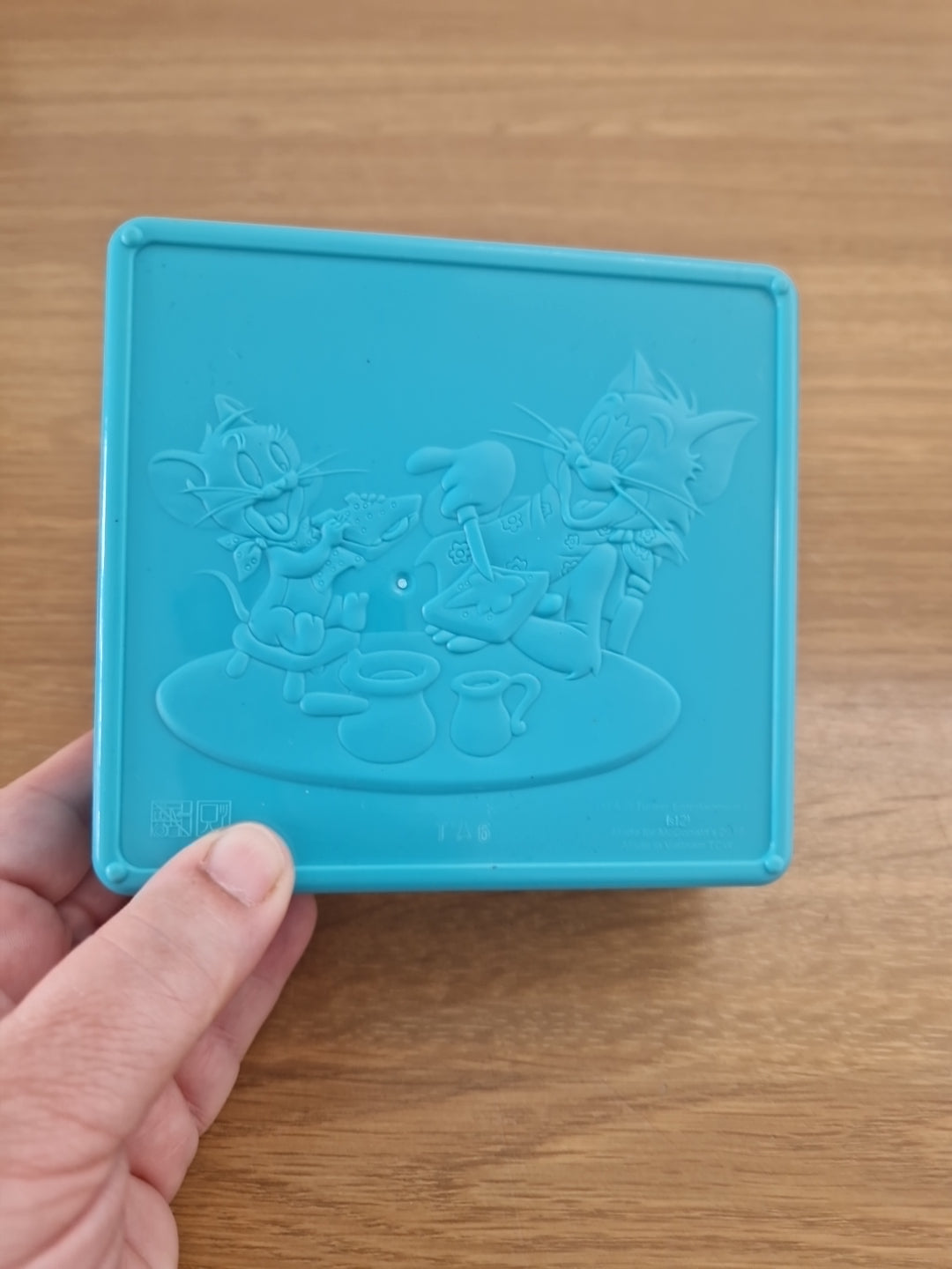 Vintage  Jewellery Box Tom and Jerry Design Square Lunch Box