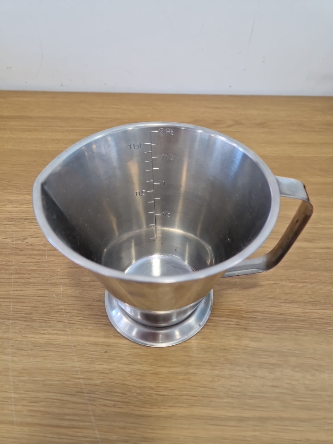 Stainless Steel Pitcher 1 Ltd or 2pt Rostfritt Stal Sweden