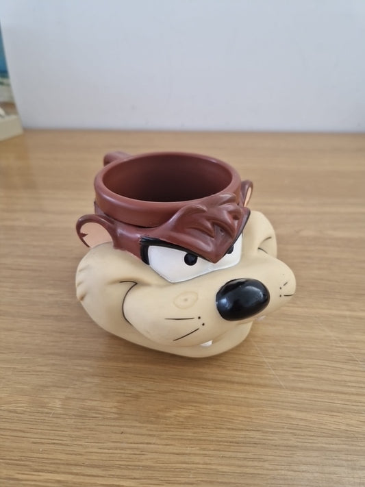 Tazmanian Devil 1992 Plastic Mug