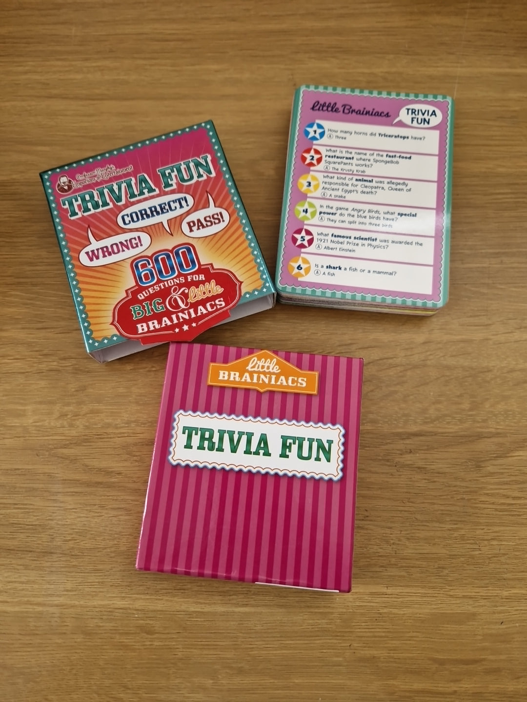 Professor Murphy's  quiz card game