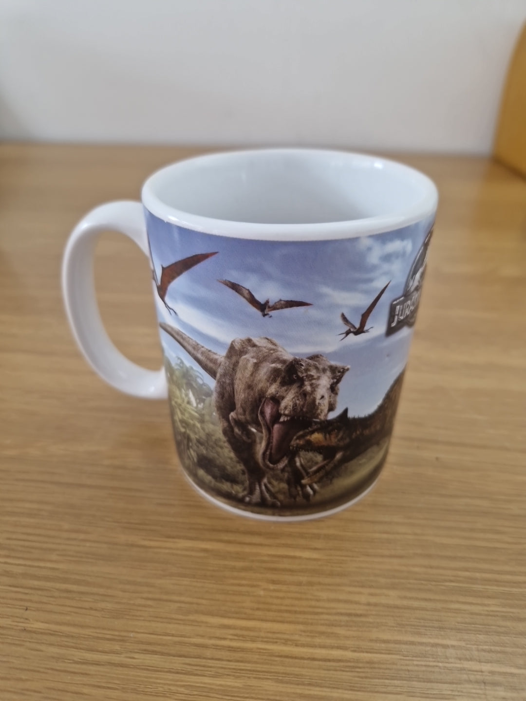 Jurrasic World Ceramic Mug 300ml Excellent Condition